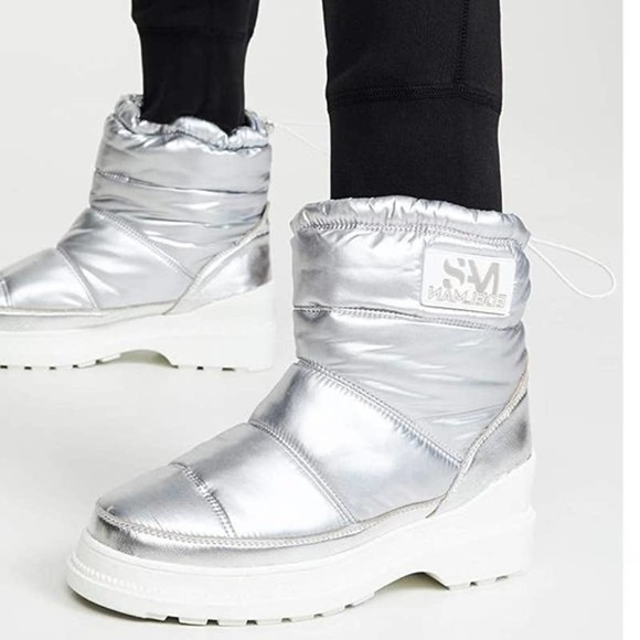 Sam Edelman Carlton Leather Trim Snow 